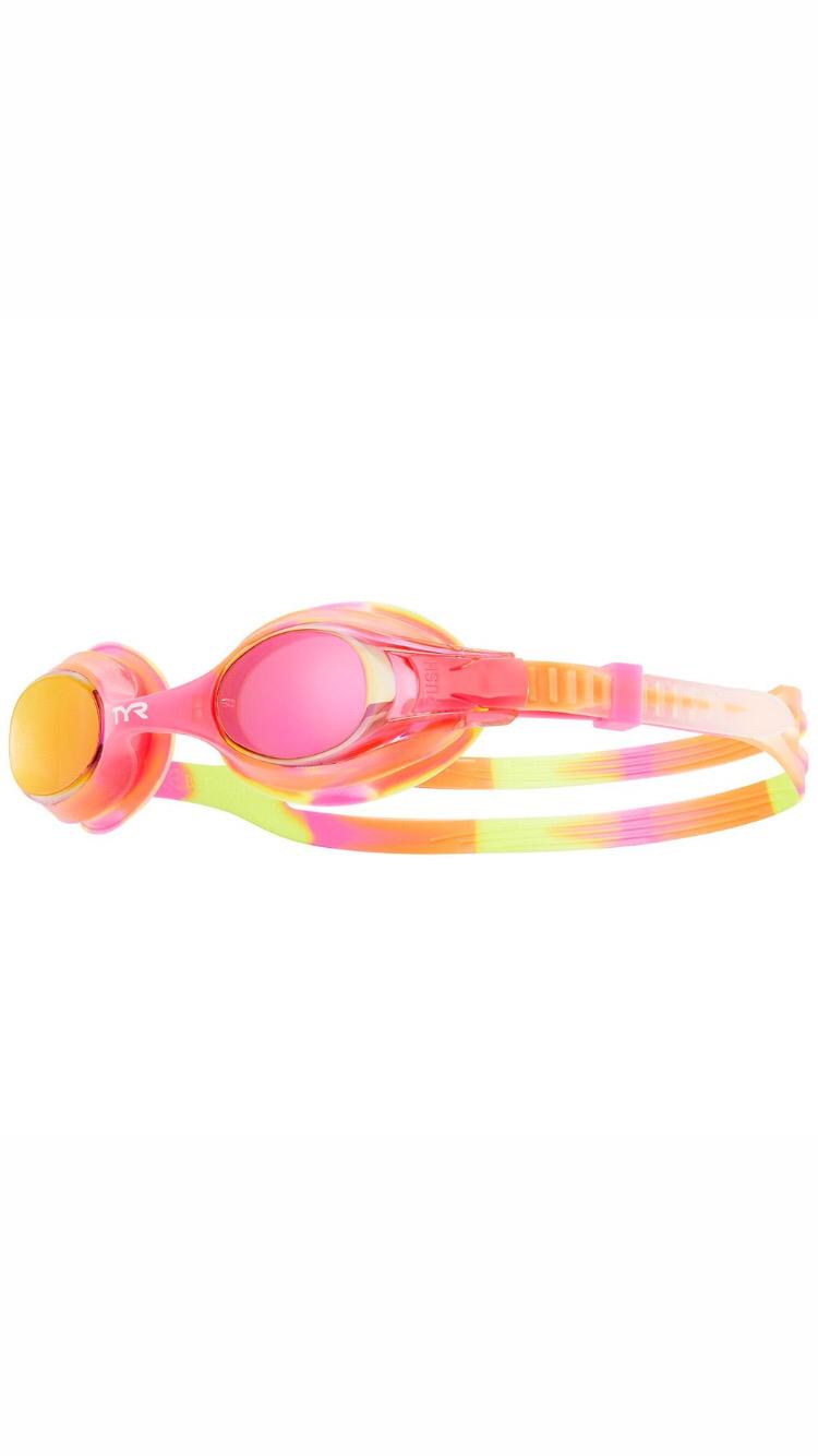 TYR Swimple Tie Dye Mirrored Kids' Goggle- Kuwait Local shipping (1-3 Days)