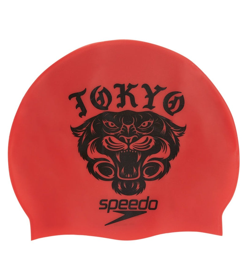 Speedo Silicone Printed Swim Caps- Kuwait Local shipping (1-3 Days)