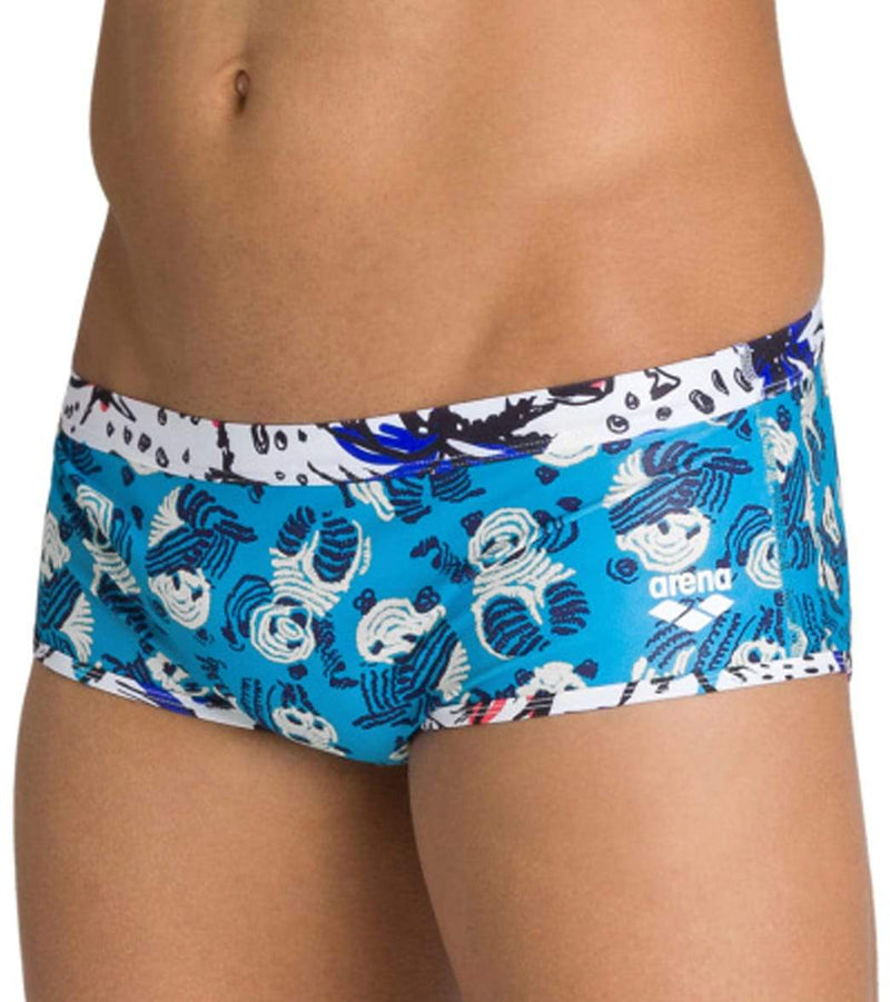 Arena Men's Pandas MaxLife Reversible Low Waist Short Swimsuit- Kuwait Local shipping (1-3 Days)