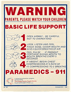 Basic Life Support sign - Kuwait Local shipping (1-3 Days)