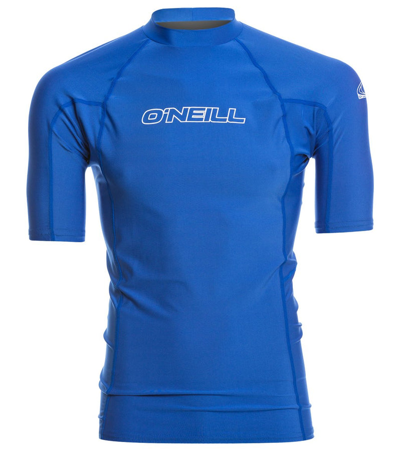 Men's Basic Skins Short Sleeve Crew Rashguard- Kuwait Local shipping (1-3 Days)
