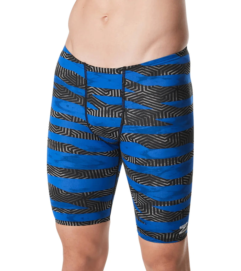 Speedo Men's Contort Stripes Jammer Swimsuit