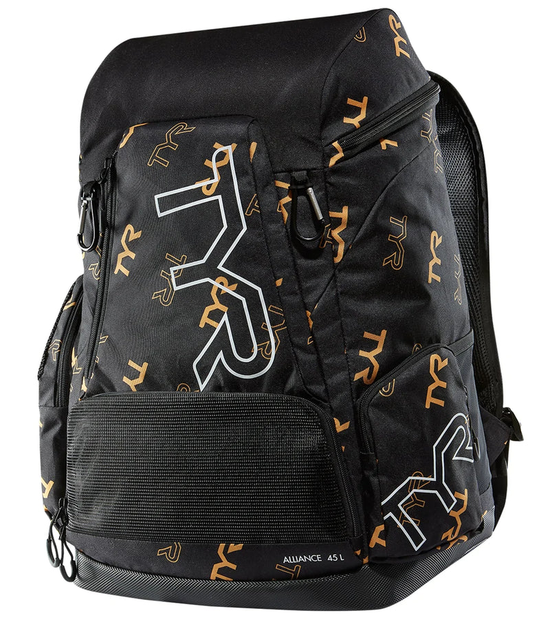 TYR Alliance 45L All Over Logo Backpack