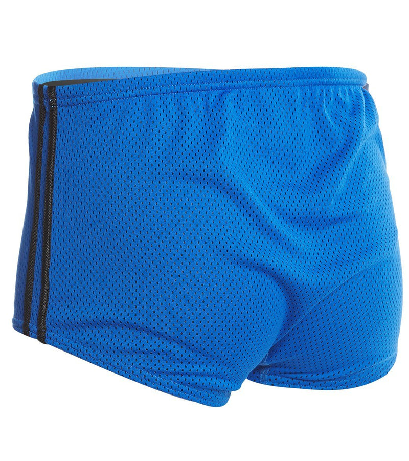 Speedo Solid Poly Mesh Square Leg Swimsuit- Kuwait Local shipping (1-3 Days)
